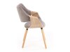 Stoel Houston 720 (Licht hout + Grijs)