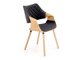 Stoel Houston 720 (Licht hout + Zwart)