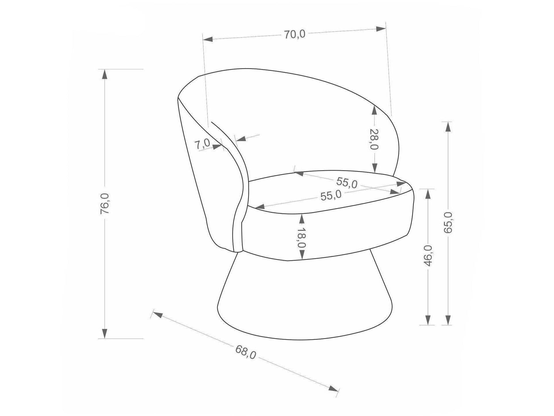 Stol Houston 2102 (Beige)