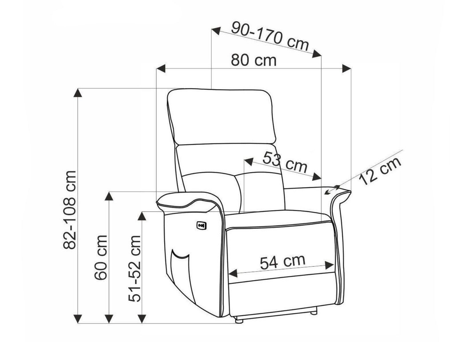 Hvilestol Houston 1979 (Grøn)