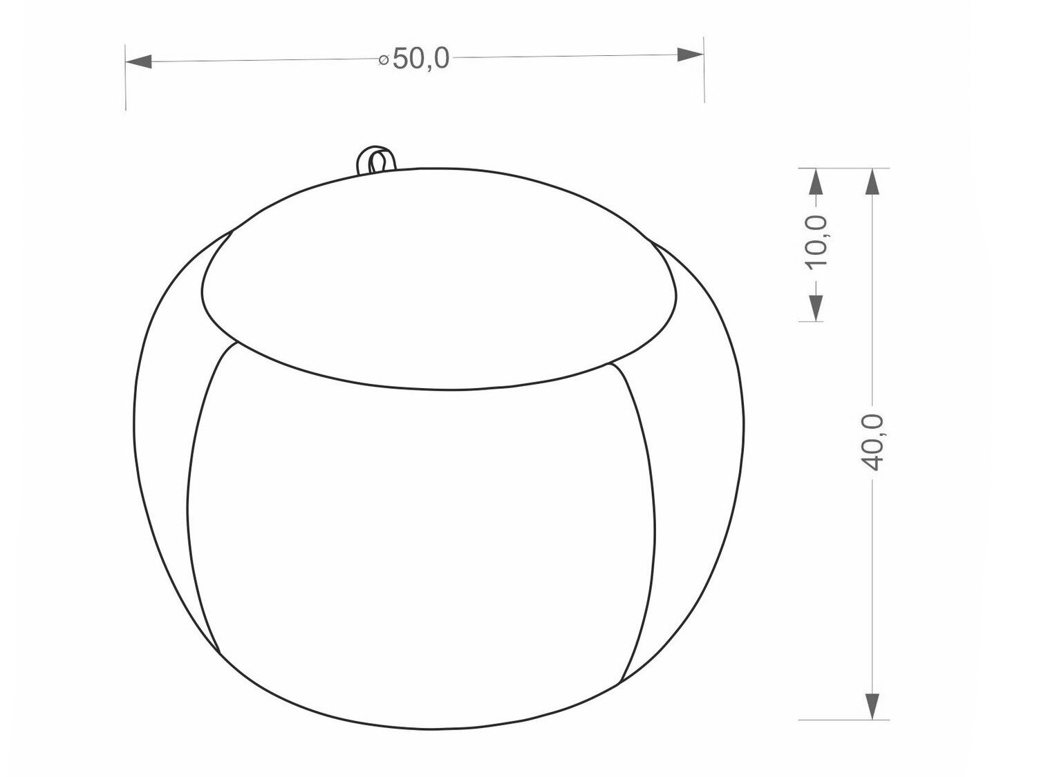 Puf Houston 2108 (Grå)