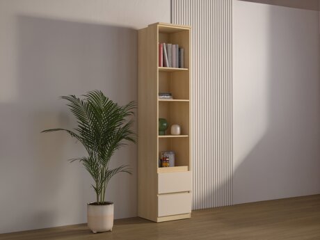 Reol Nolcala 111 (Egetræ + Beige)