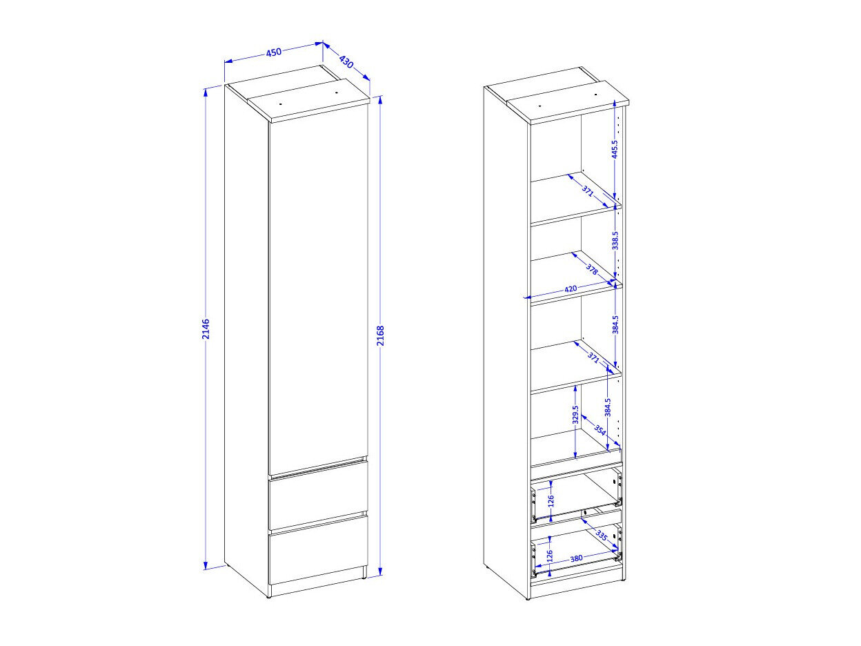 Reol Nolcala 115 (Egetræ + Eukalyptus)