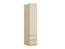 Vaatekaappi Nolcala 119 (Tammi + Beige)