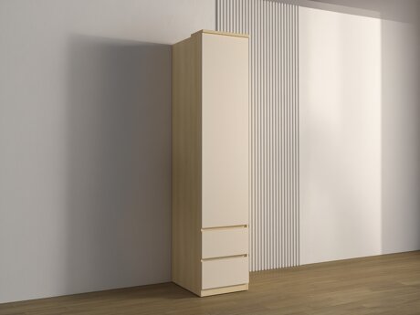 Dulap Nolcala 119 (Stejar + Bej)