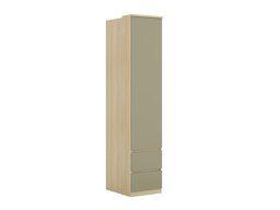 Kleiderschrank Nolcala 119 (Eichenholzoptik + Eukalyptus)