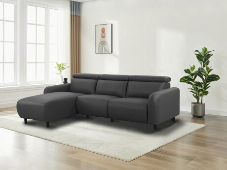 Colțar cu recliner Denton 1509 (Gri inchis)