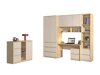 Möbel-Set Nolcala 122 (Eichenholzoptik + Beige)