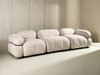 Modulaire sofa Evardale 104 (Beige + Zwart)