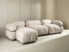 Modulaire sofa Evardale 104 (Beige + Zwart)