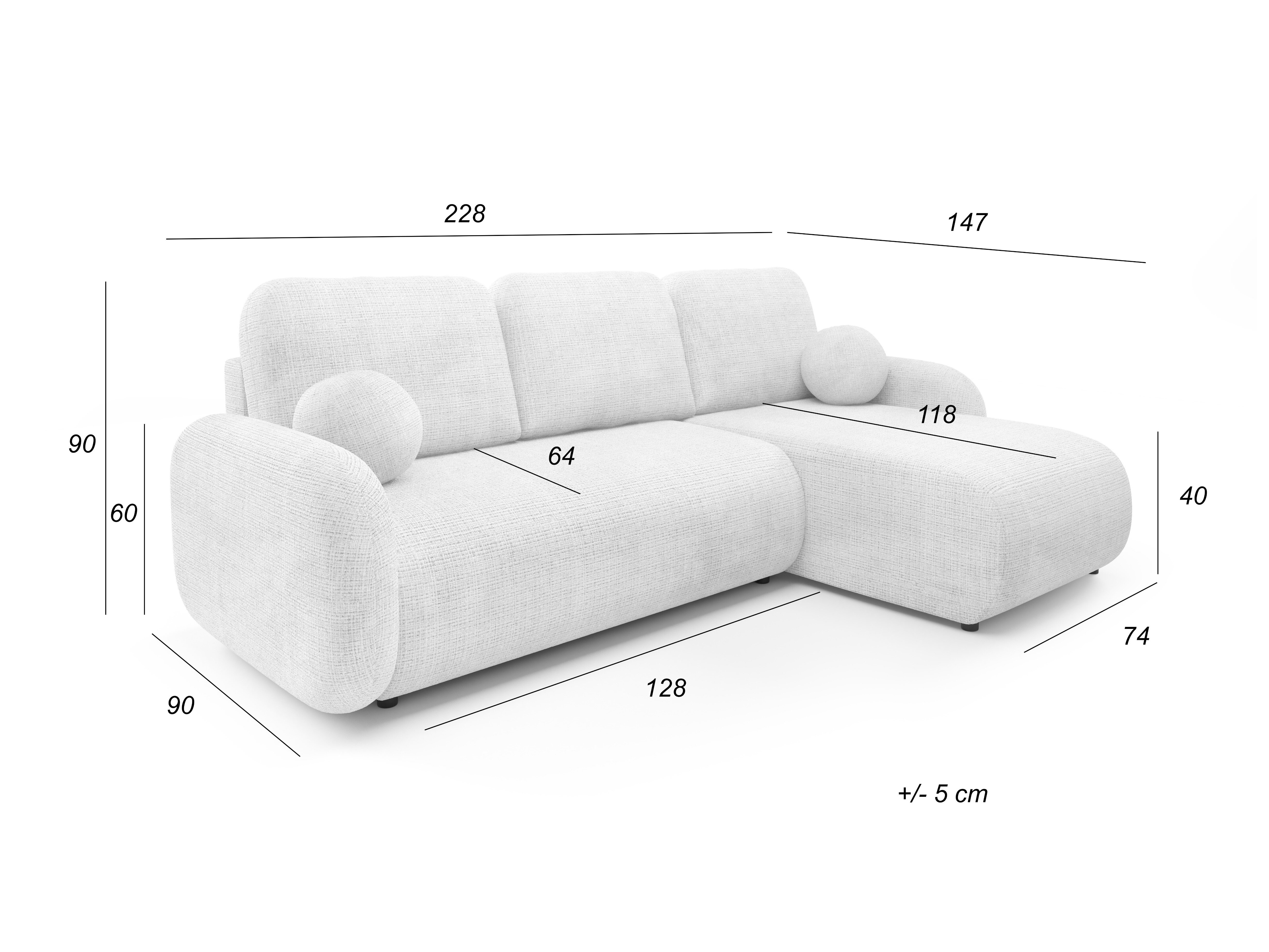 Hjørnesofa Greensboro 111