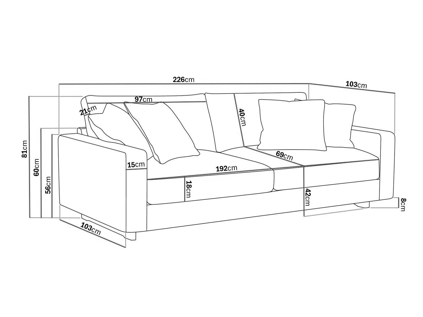Sofa Tivsoe 109 (Storm 02)