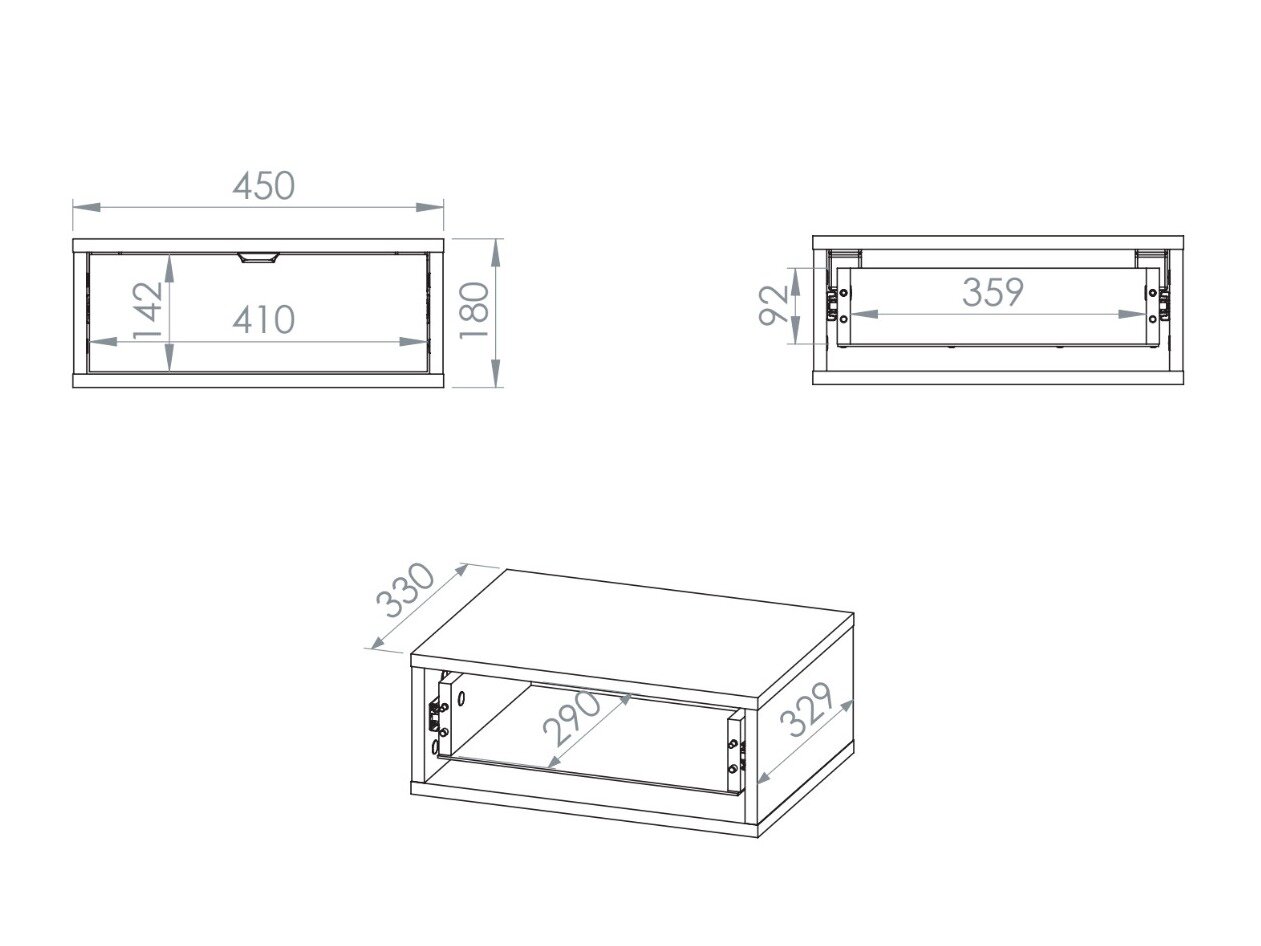 Sengebord Morsero 107