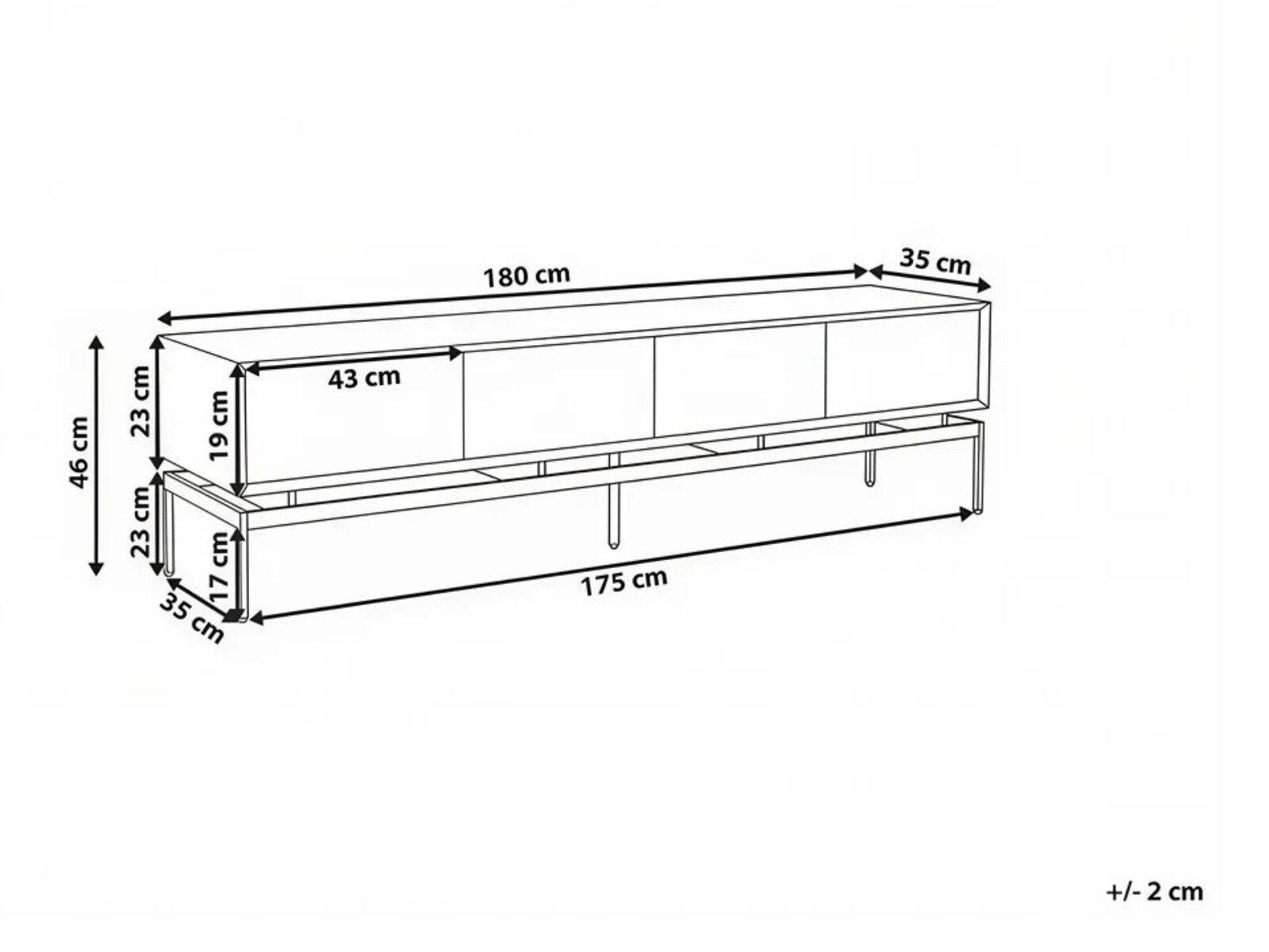 TV galds Berwyn 3272