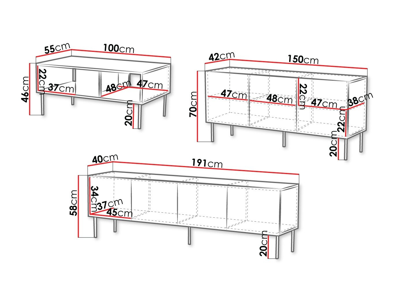 Stuemøbelsæt Morbala 106