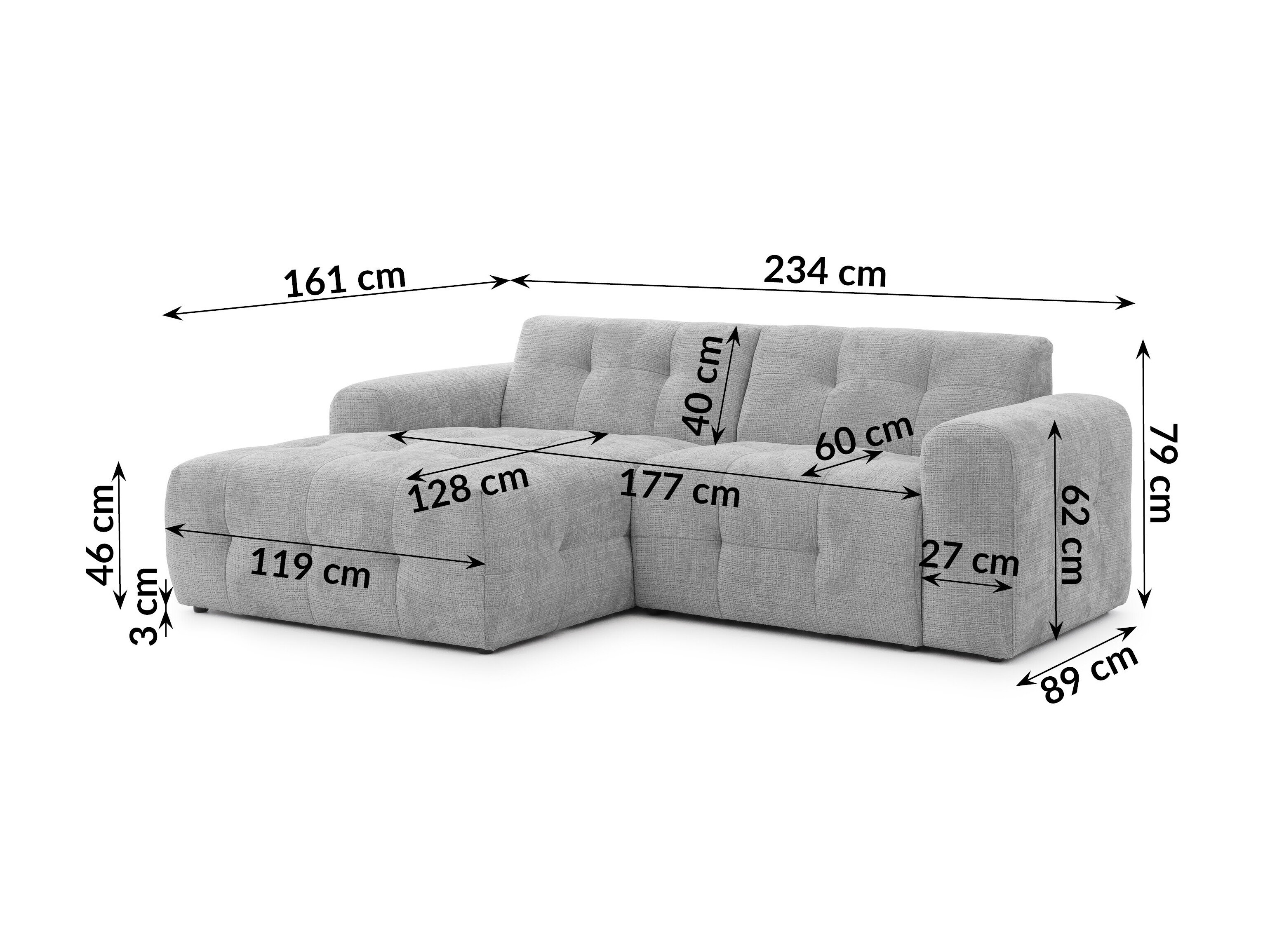 Gestoffeerde meubelset Rocklin 183 (Cremona 81)