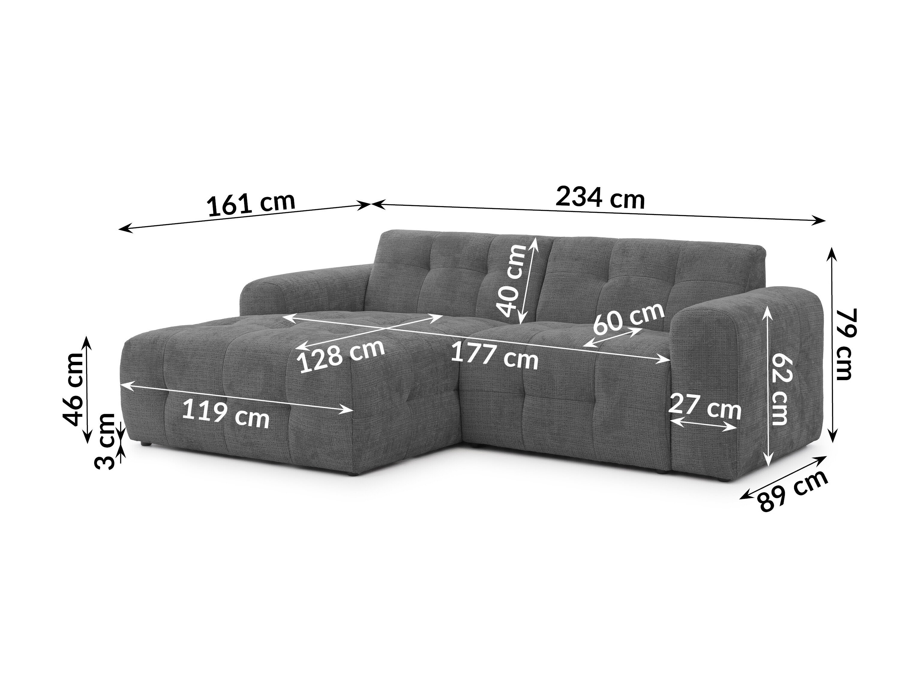 Gestoffeerde meubelset Rocklin 183 (Cremona 95)
