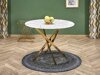 Tafel Houston 1538 (Gouden + Wit marmer)