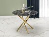 Tafel Houston 1538 (Gouden + Zwart marmer)