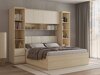 Soveværelsessæt Nolcala 124 (Egetræ + Beige)