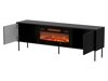 TV-bord Flosoru 108 (Valnød + Sort)