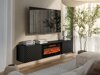 TV-meubel Charlotte 207 (Zwart)