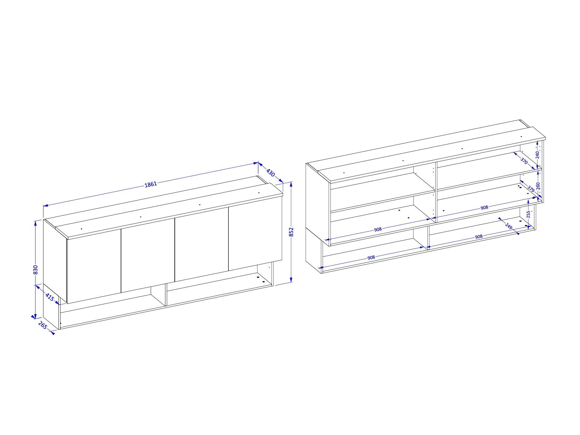 Soveværelsessæt Nolcala 125 (Egetræ + Beige)