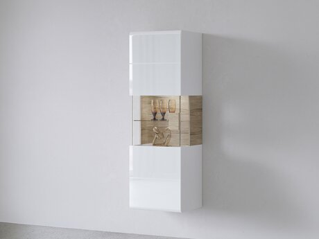 Vægreol Torsone 109 (Hvid + Glansfuld hvid + San remo eg)