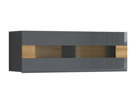Vægskab Torsone 116 (Antracit + Gloss antracit + Grandson eg)