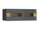 Vægskab Torsone 116 (Antracit + Gloss antracit + Grandson eg)