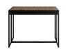 Inklapbare tafel Oswego 180 (Zwart + Donker notenhout)