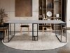 Inklapbare tafel Oswego 180 (Zwart + Grafiet)