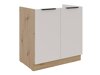Modulaire spoelbakkast met deuren Sole 153