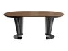 Table Oswego 179 (Noir + Noix sombre)