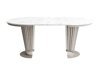 Tafel Oswego 179 (Kasjmier + Wit marmer)