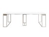 Inklapbare tafel Oswego 180 (Wit + Kasjmier)