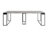Inklapbare tafel Oswego 180 (Zwart + Grafiet)