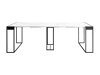 Inklapbare tafel Oswego 180 (Zwart + Wit marmer)