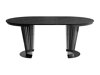 Tafel Oswego 181 (Zwart + Zwart marmer)