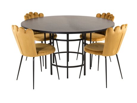 Set de mese Dallas 316 (Galben + Negru)