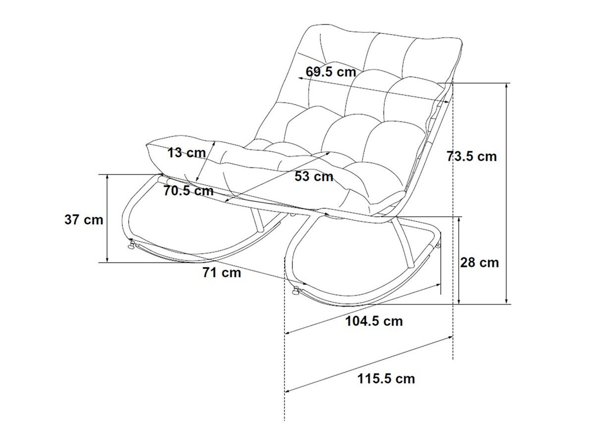 Udendørs lænestol Mandeville 361
