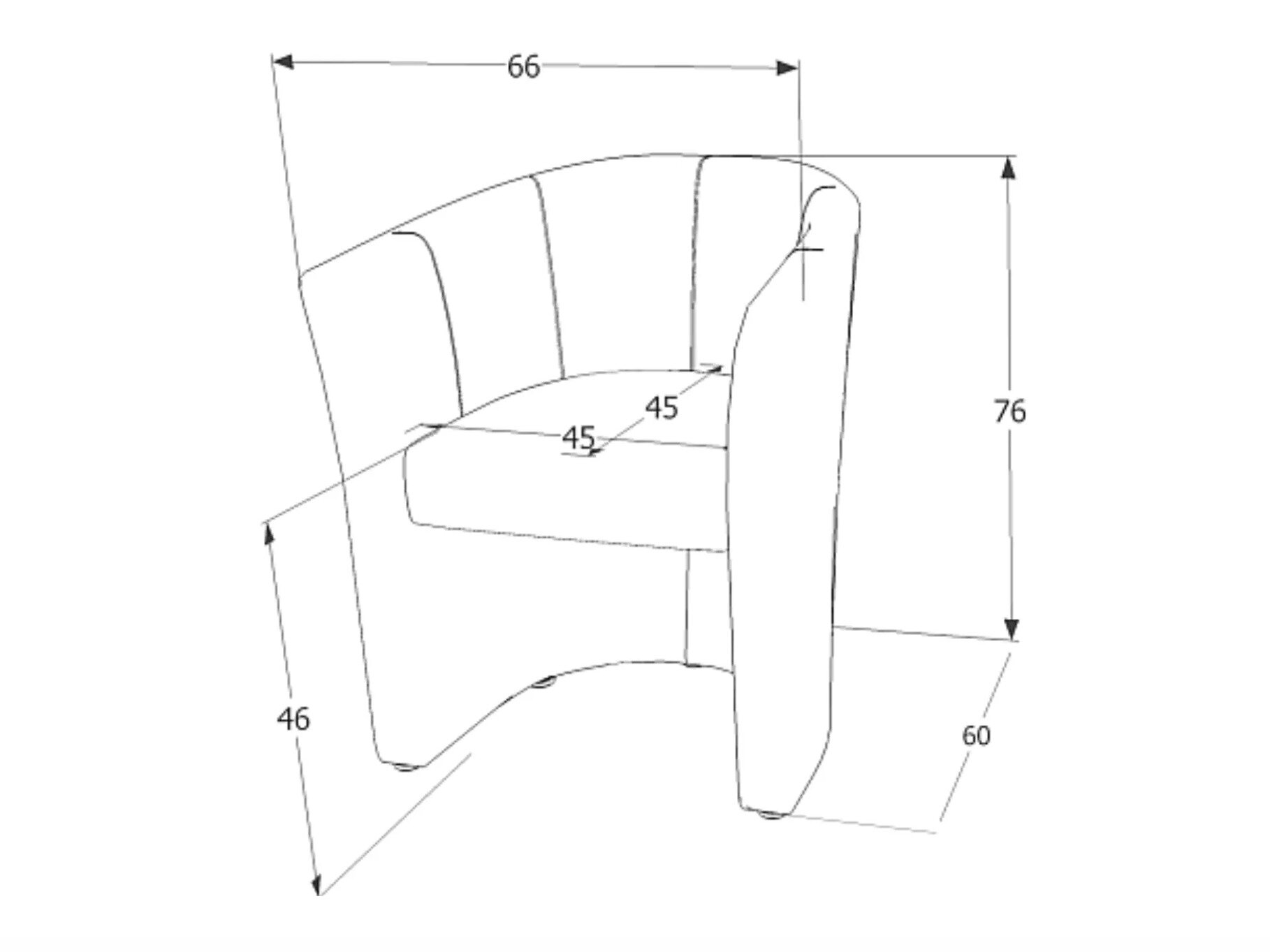 Lænestol Detroit 945