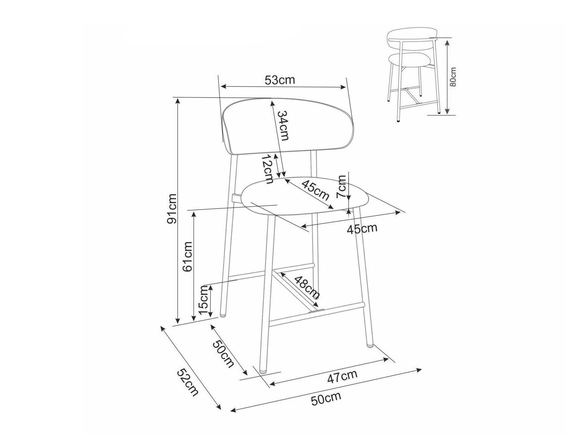 Counterstol Detroit 946 (Ingenelle 45)