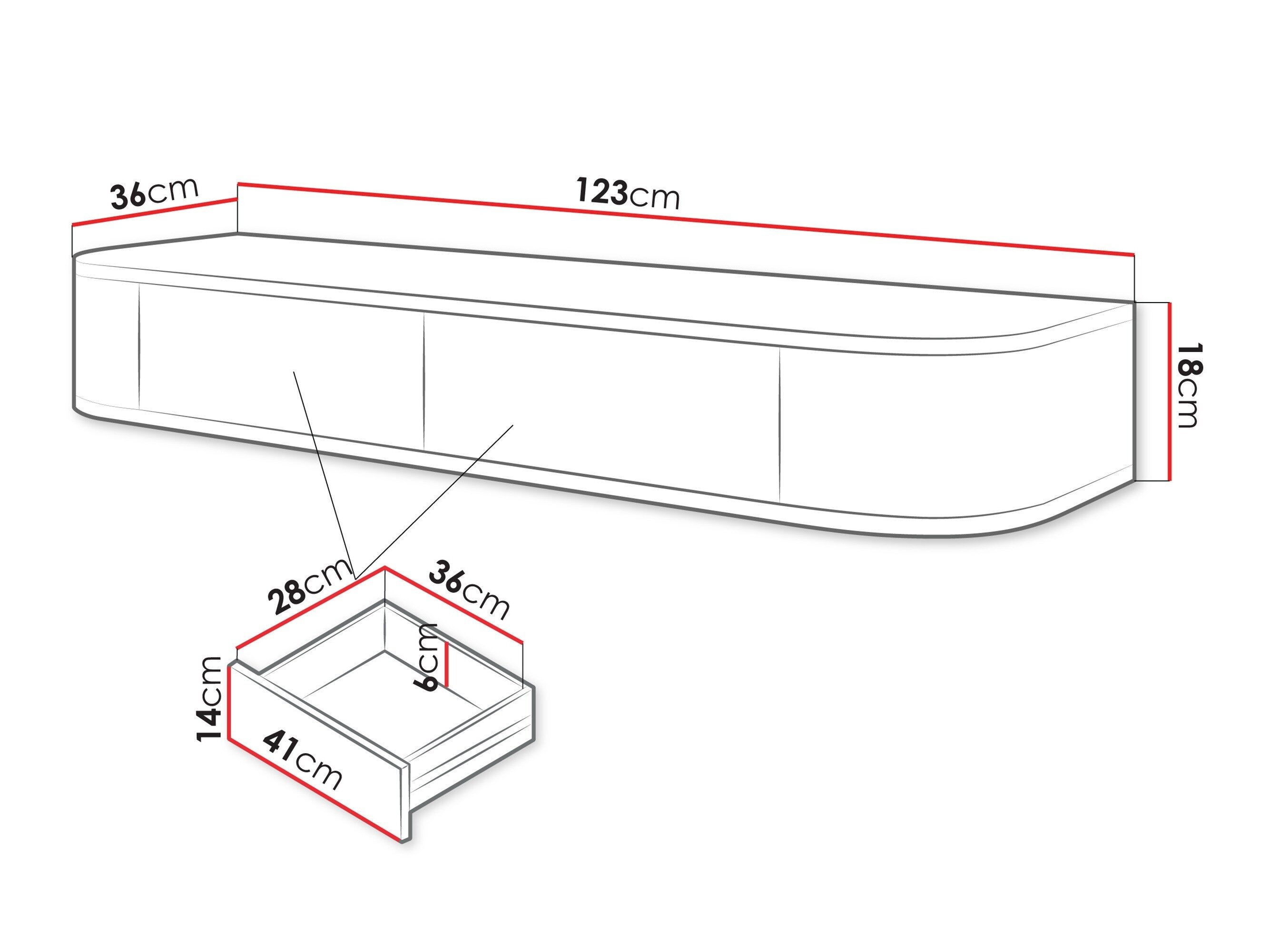 Sminkebord Comfivo Livtena 107