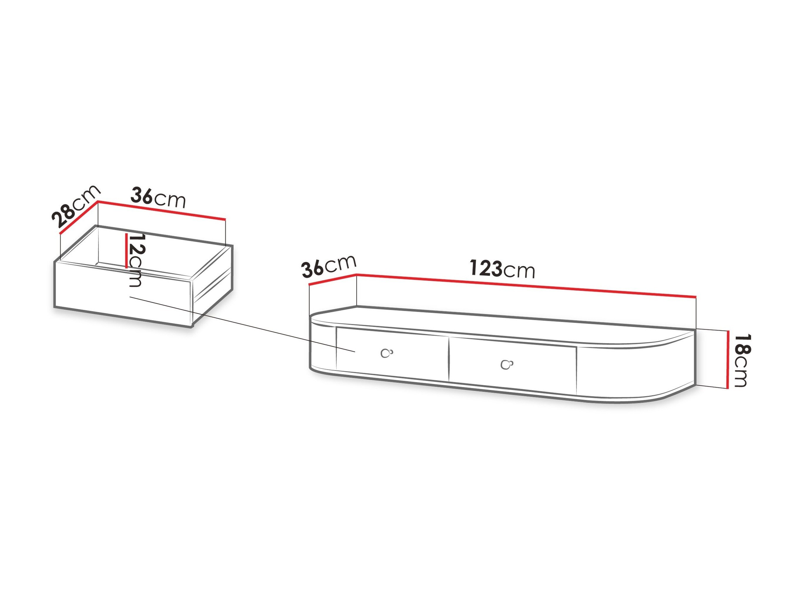 Sminkebord Comfivo Mirsoni 107