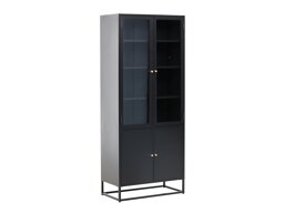 Boekenkast Evasevu 102 (Zwart)
