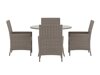 Tafel en stoelen set Dallas 5242