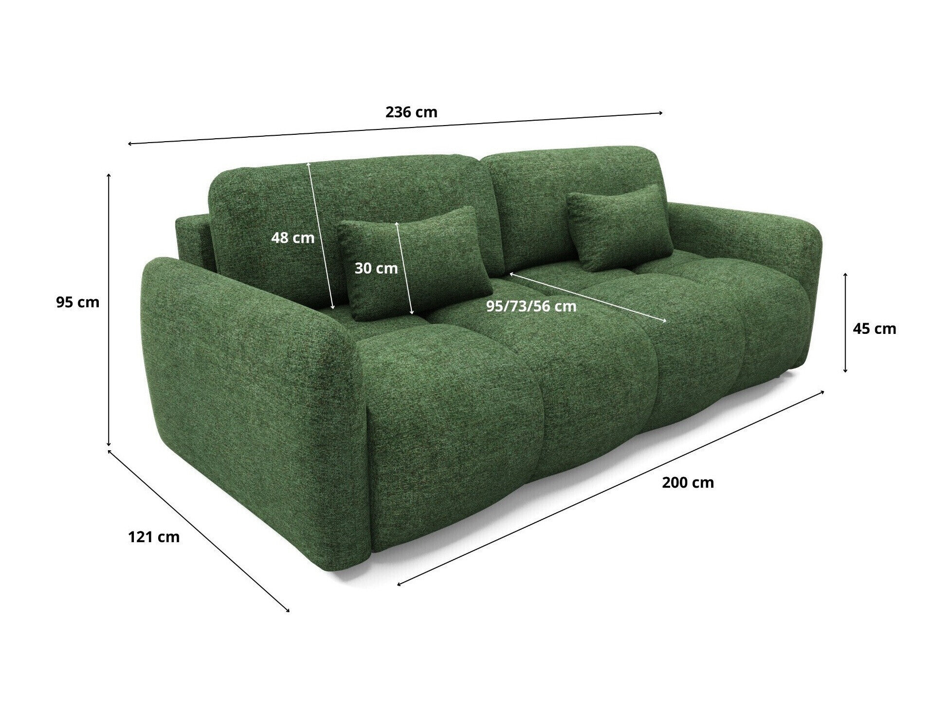 Slaapbank Franklin 218 (Bella 80)