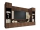 Woonkamerset Comfivo Salix I (Notenhout + Licht Travertine)
