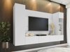 Woonkamerset Comfivo Salix IV (Wit + Wit marmer)